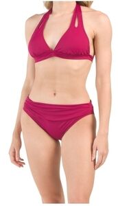 La Blanca Island Cutout Bikini Top & Bottom 2 piece Bathing Suit